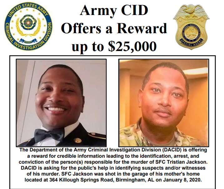 Army offers $25,000 reward for information on recruiter’s death
