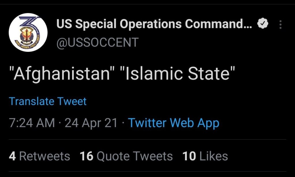 No, SOCCENT Twitter wasn’t hacked as the command initially said