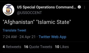 No, SOCCENT Twitter wasn’t hacked as the command initially said