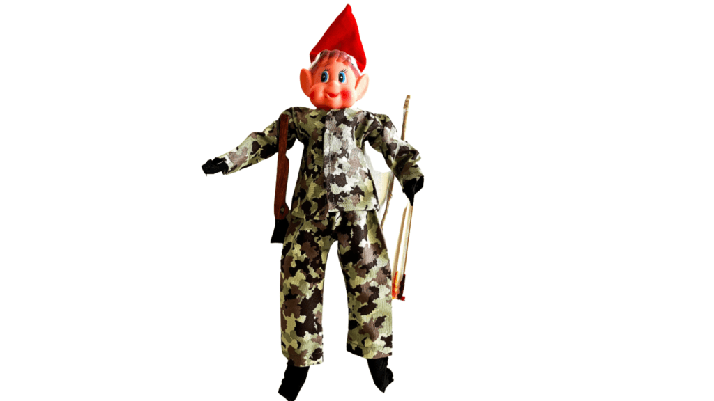 Camo ‘Elf on the Shelf’ can carry out covert Christmas ops