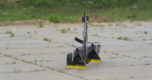 Watch Russia’s shotgun drone shoot down a model airplane
