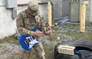 Soldier’s badass Van Halen tribute goes viral