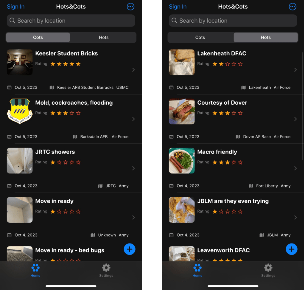 Stuck in shoddy barracks? Soldiers made an app to review them