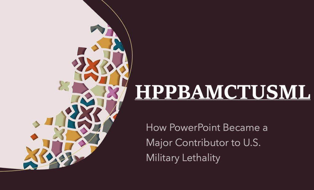 PowerPoint creator, unwitting pioneer of military lethality, dies