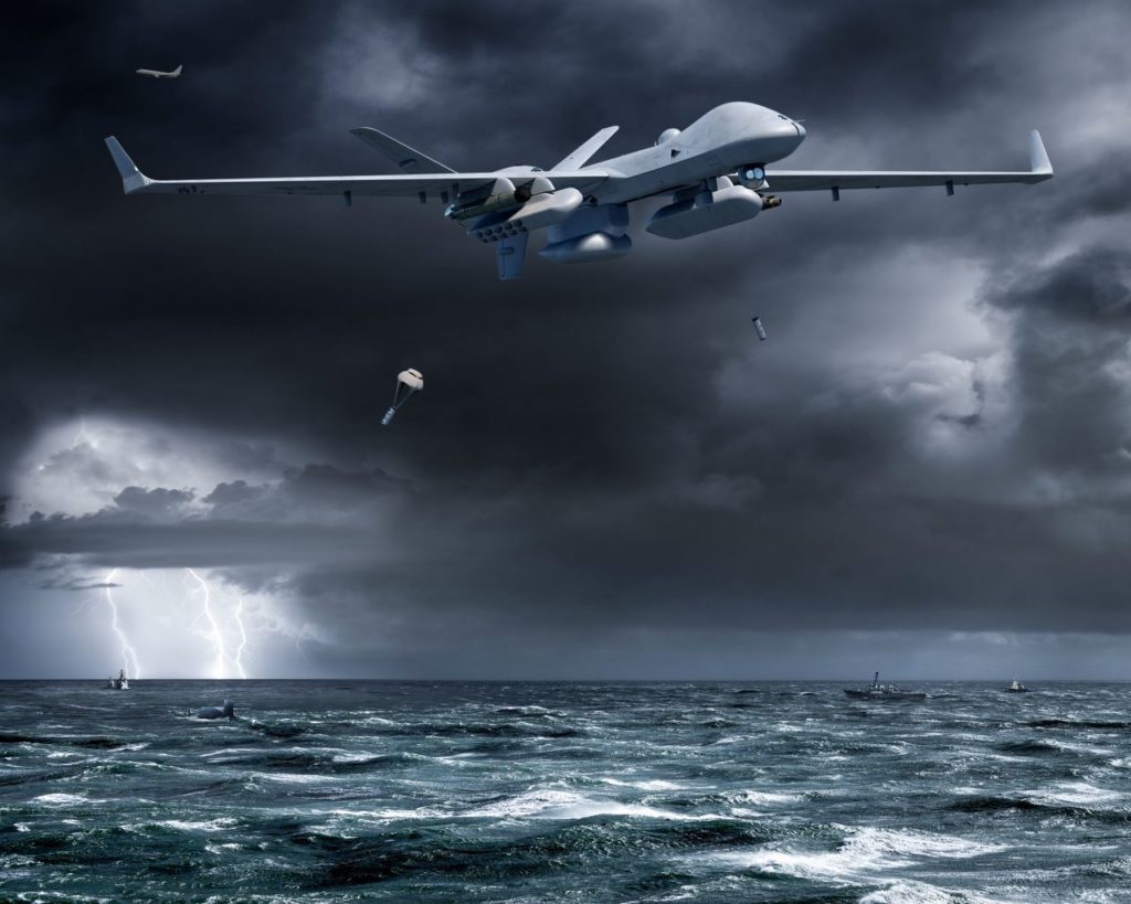 Off the California coast, the US Navy tests hunting subs with an aerial drone