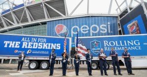 Washington Redskins partner with Pepsi and Fallen Patriots Foundation for cross-country flag relay
