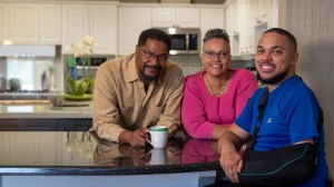 Proud military family navigates motorcycle crash recovery