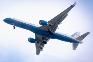 Air Force One will be painted red, white and blue as Trump has hinted, US military says