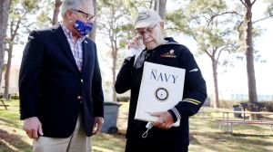 WW II veteran’s dying wish went viral. Then came his outdoor birthday party