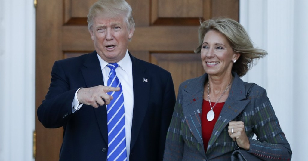 Vet groups are blasting Trump’s education secretary. Here’s why.