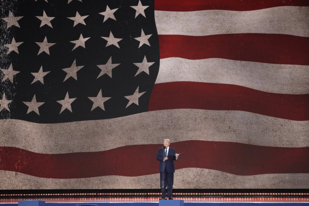 Trump reads from FDR’s prayer to the US on D-Day
