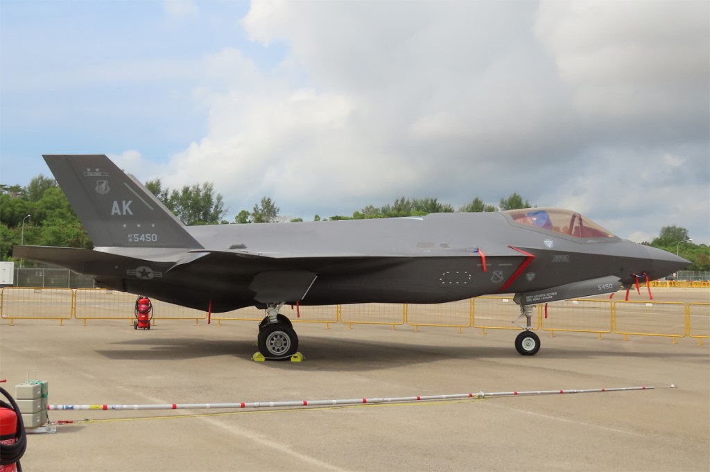 F-35A attends Singapore Airshow for first time, joining other Navy, Air Force planes