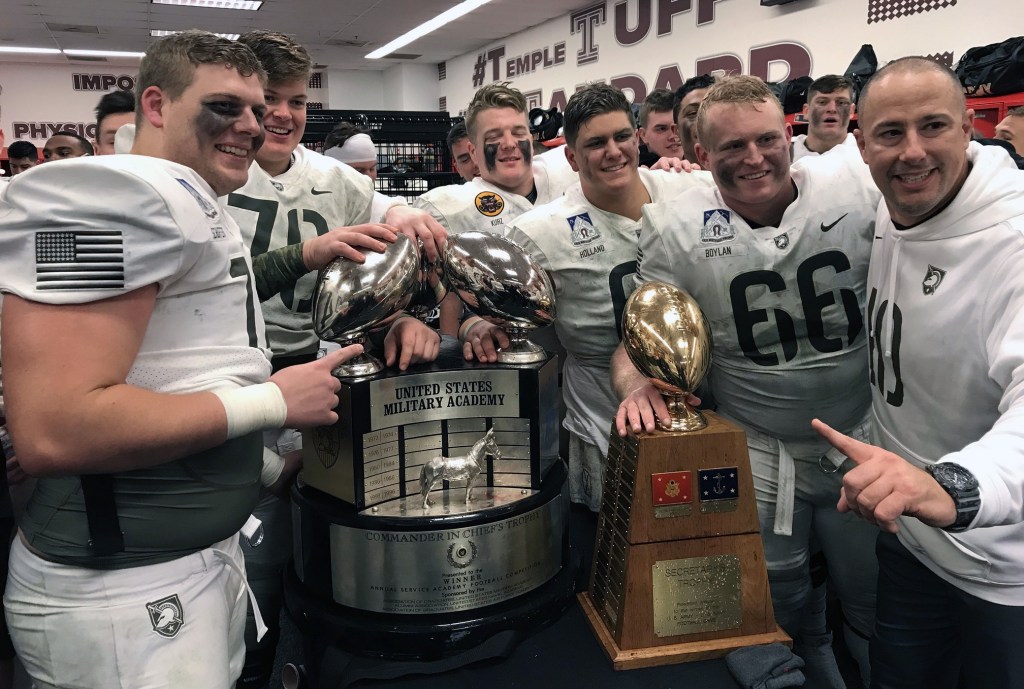 After snow-filled rivalry win, Army football prepares to head south