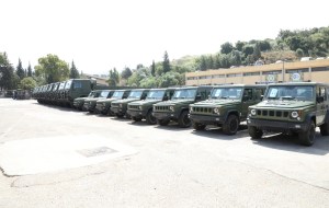 China delivers 100 military vehicles to Lebanon