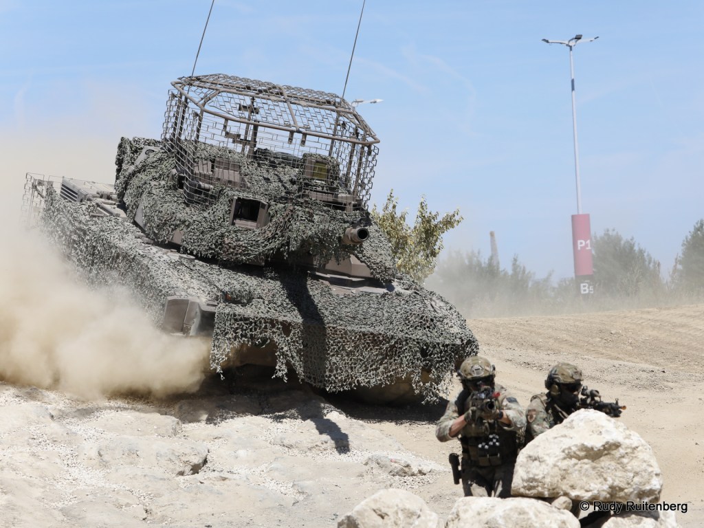 French army shows Leclerc tank with once-mocked anti-drone cage