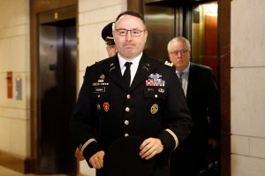 Army officer says he raised concerns about Trump and Ukraine