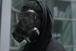 Security forces airman accused of trying to burn cop car during protests while wearing Air Force gas mask