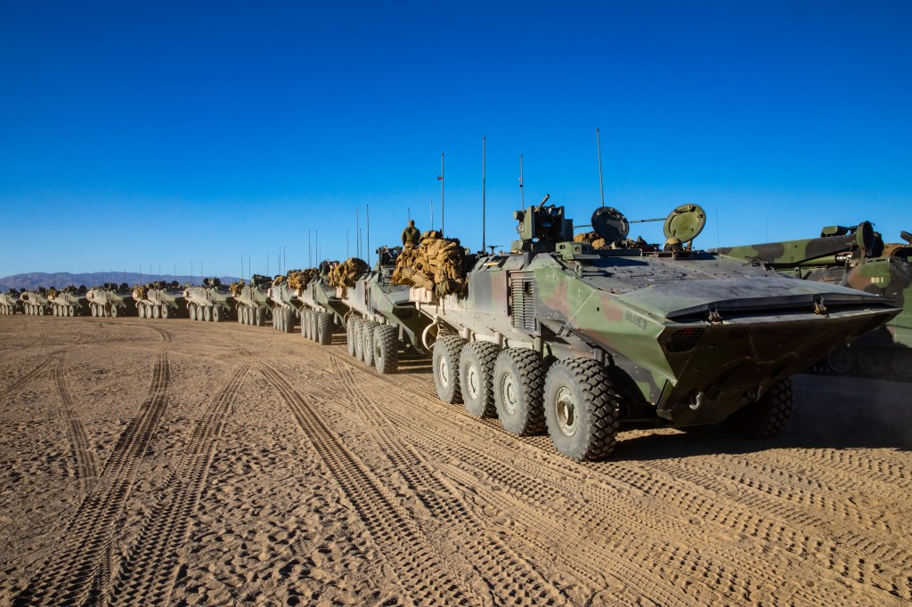 Marine amphibious combat vehicles to return to waterborne operations