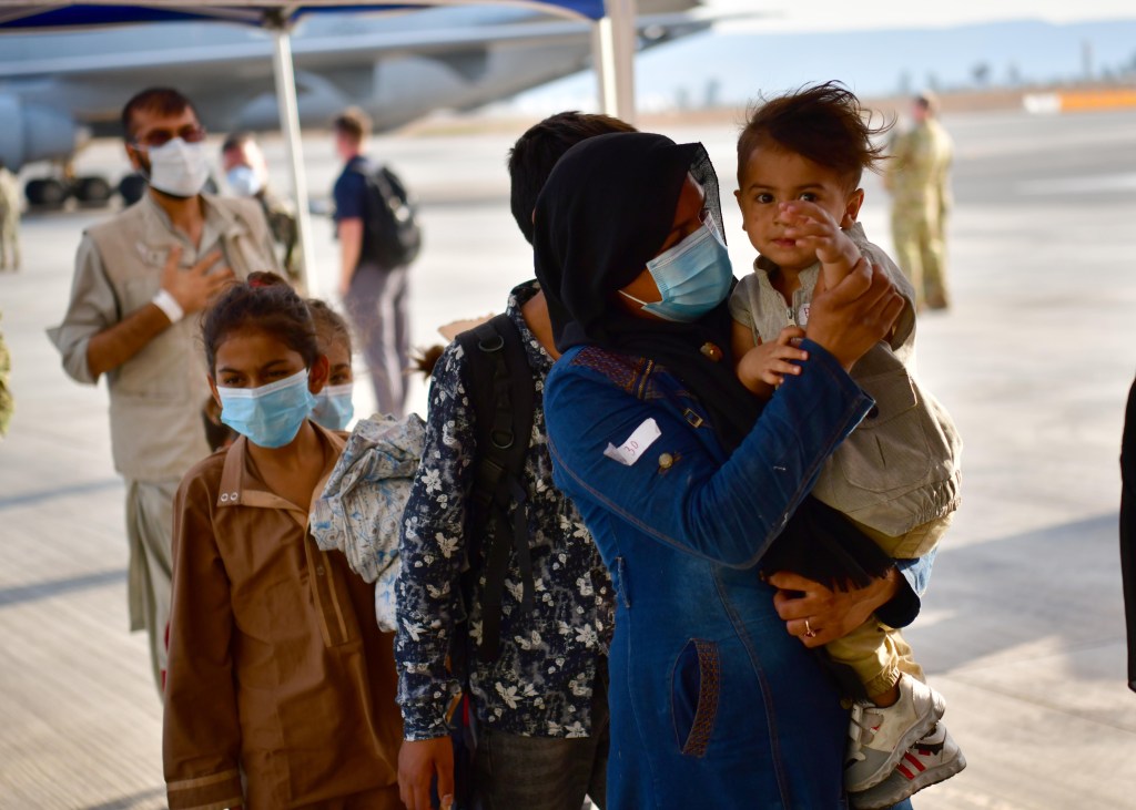 Naval Air Station Sigonella takes in hundreds of Afghan evacuees