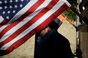 Iraq War vet aims to spread word about Agent Orange from horseback