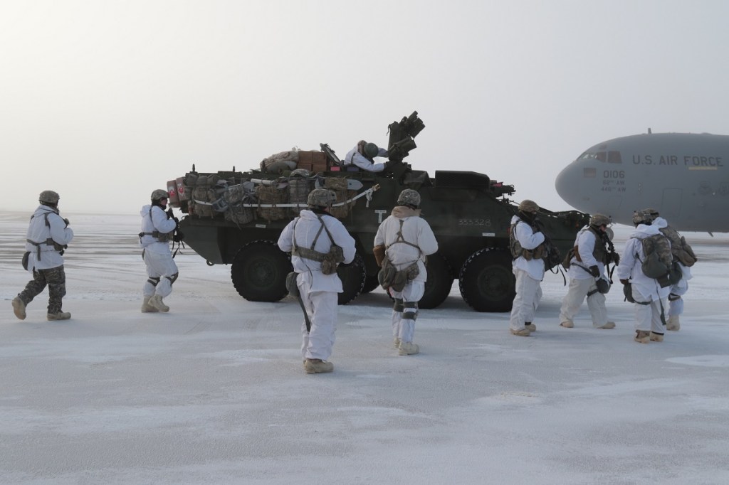 Soldiers at Fort Wainwright will officially ditch Stryker vehicles