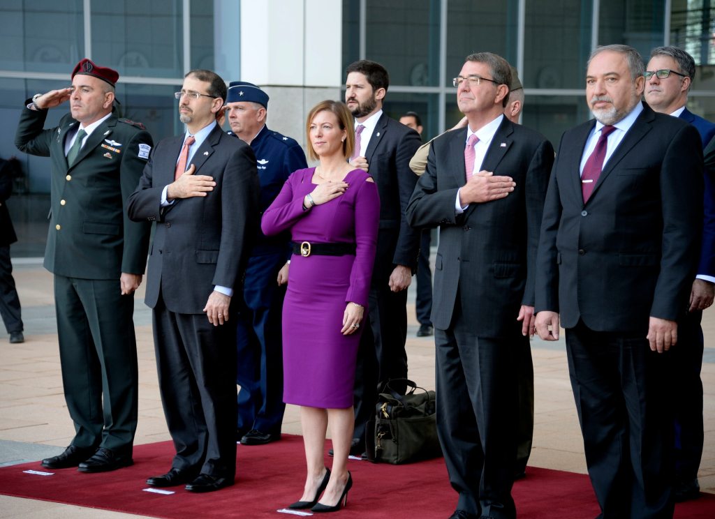 U.S. defense secretary in Israel as country gets F-35 jets