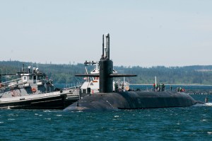 Submarine, support vessel collide off Washington coast