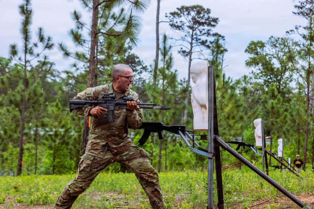 In an age of drones, Army Rangers will now stab through a new bayonet course