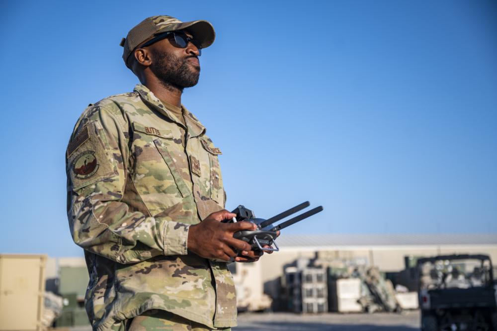 Security forces airmen step up anti-drone training after recent attacks in Iraq, Syria