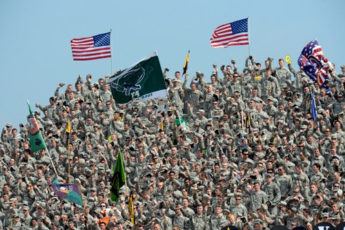 On the sidelines for Army