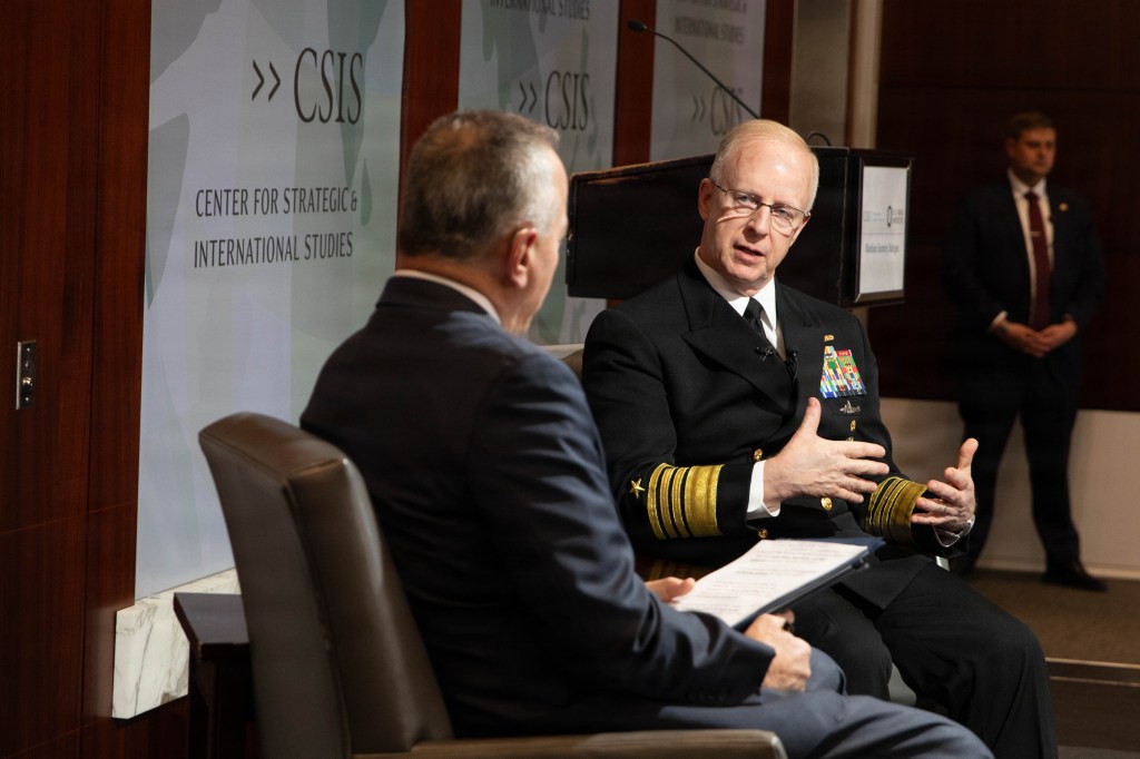 Minesweeping technology in the Middle East is ‘a very good package,’ Caudle says