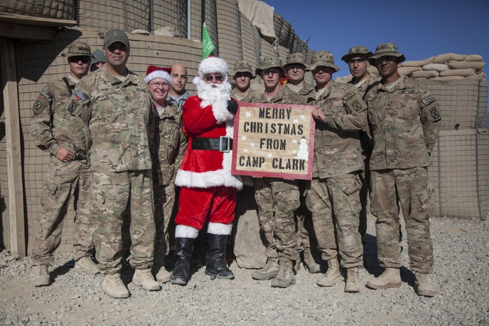 Troops share memories of holidays spent away from home