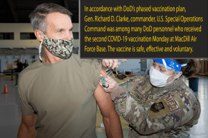 Four-star: 98 percent of US Special Operations Command has received COVID vaccine
