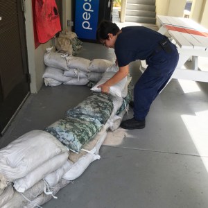 Tropical storm has East Coast military bases in its crosshairs