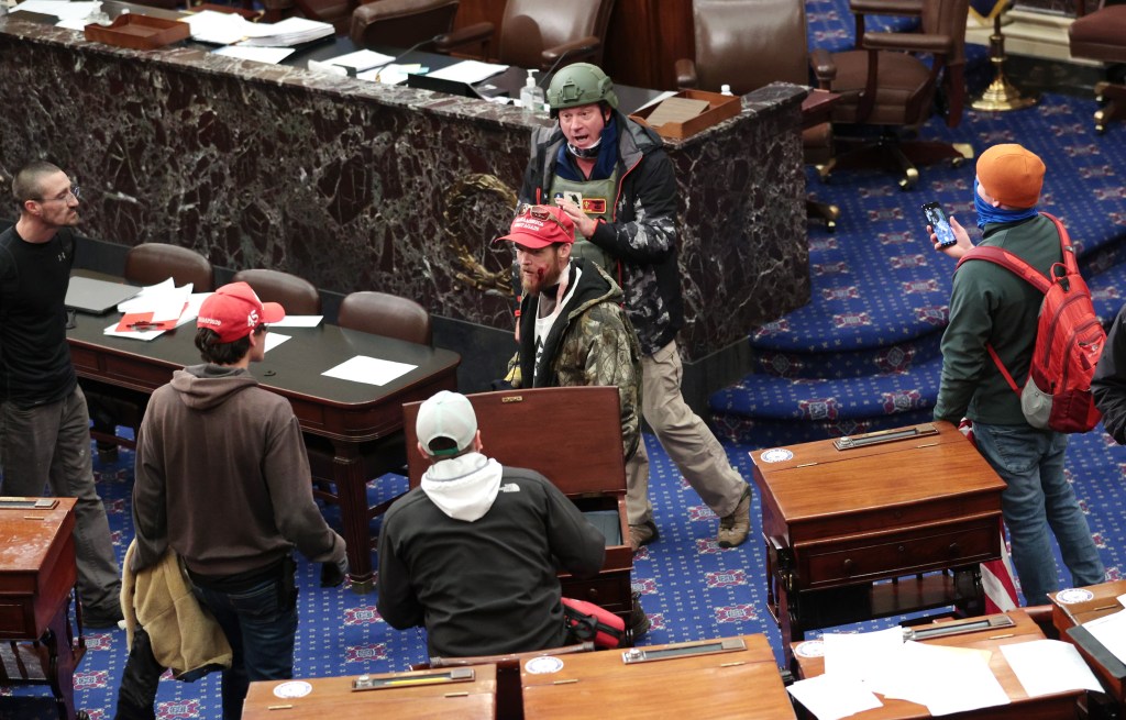 Air Force vet photographed in Capitol riot arrested in Texas