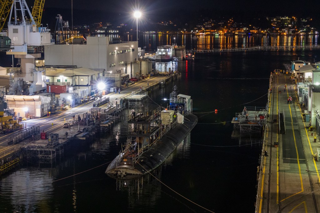 Stricken sub Connecticut returns to maintenance after dry dock upgrade
