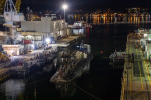 Stricken sub Connecticut returns to maintenance after dry dock upgrade