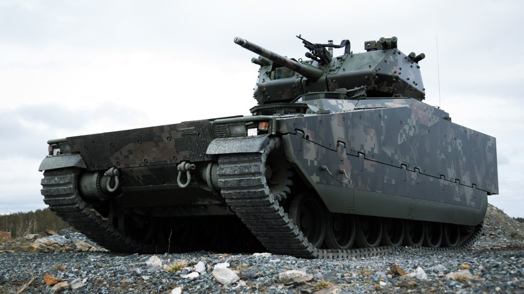 Squint at the CV90 and you might see an autonomous weapon