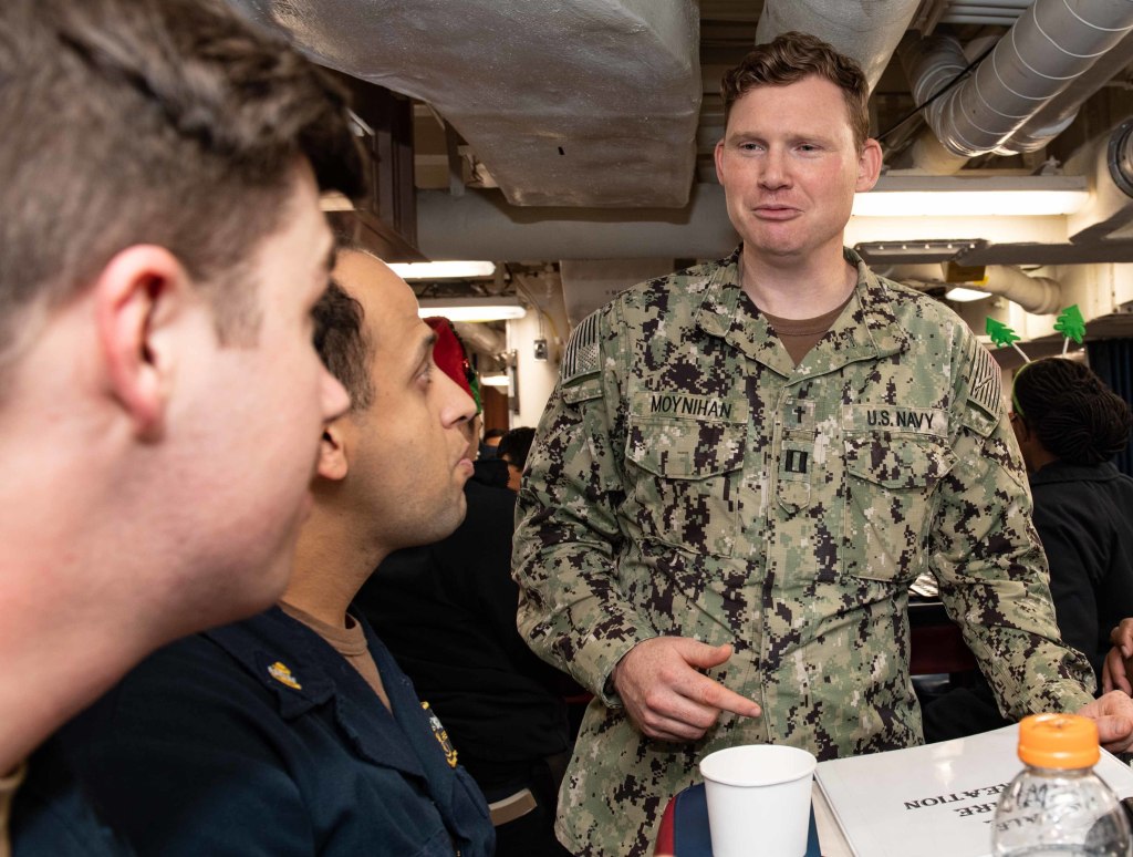 SWO boss: Embarking chaplains to DDGs is aiding sailor mental health