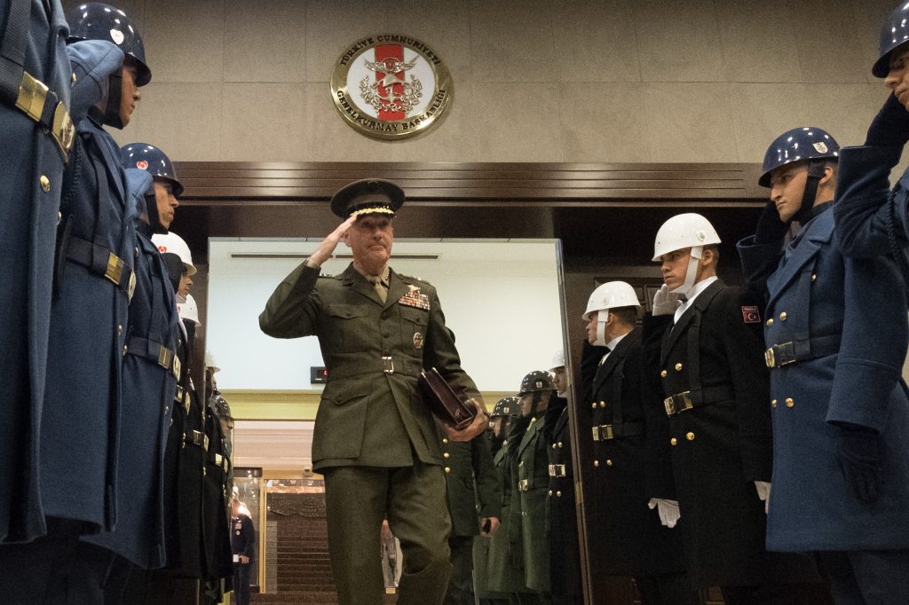 U.S. halts military support for Turkey’s fight in key Islamic State town