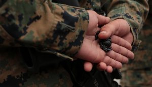 Uniformed Marine barred from walking in high school graduation