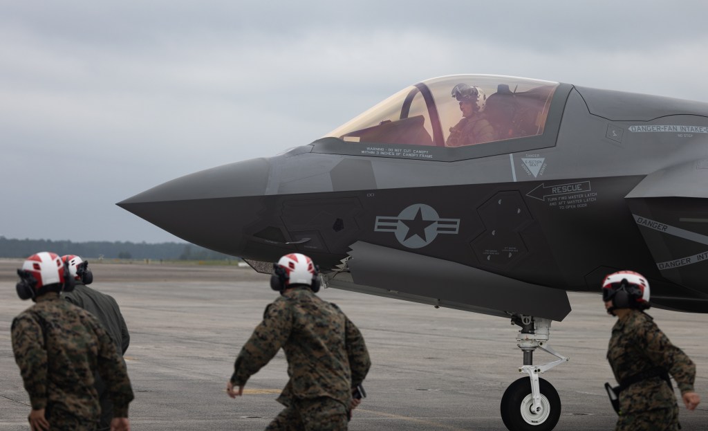 Cherry Point receives its first F-35 jet
