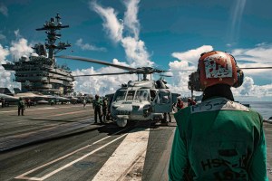 USS George Washington returns to Japanese homeport