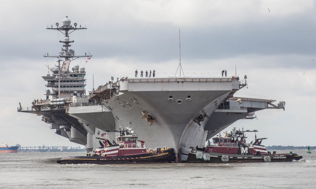 Carrier George Washington to deploy for Hurricane Matthew relief