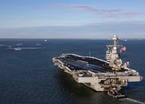 US Navy to explore powering shore installations with aircraft carriers