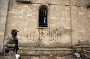 Shock and indifference to Trump ban on Mosul frontline