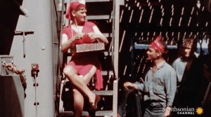 This color footage of hazing during a World War II line-crossing ceremony does not disappoint