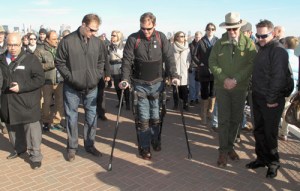 Paralyzed Soldier Walks on Veterans Day