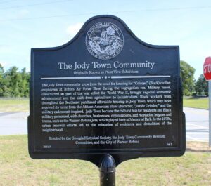 New marker commemorates Jody Town, a Black community in Warner Robins created for Air Force workers
