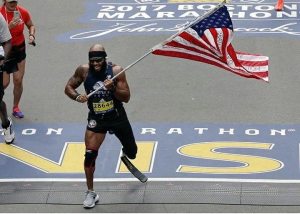 Troops, veterans and wounded warriors show strength and courage at Boston Marathon